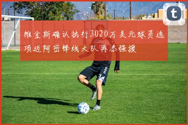 维金斯确认执行3020万美元球员选项迈阿密锋线大队再添强援