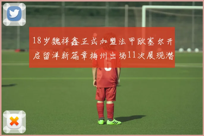 18岁魏祥鑫正式加盟法甲欧塞尔开启留洋新篇章梅州出场11次展现潜力